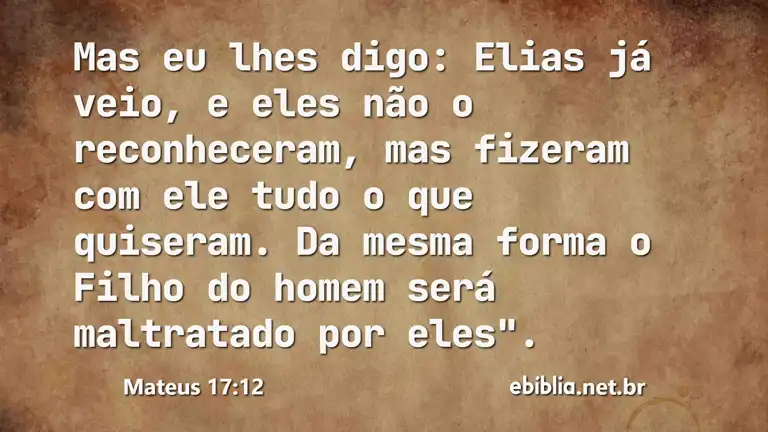 Mateus 17:12