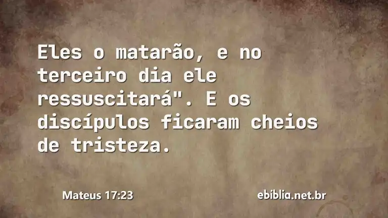 Mateus 17:23