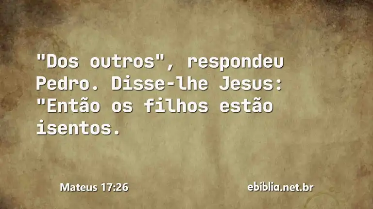 Mateus 17:26