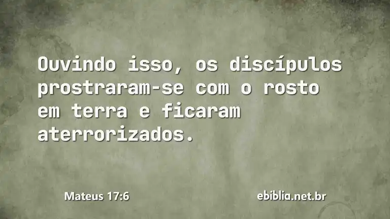 Mateus 17:6