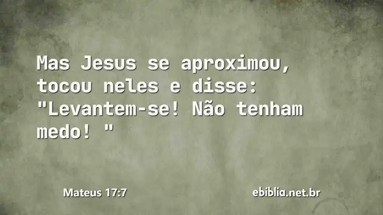 Mateus 17:7