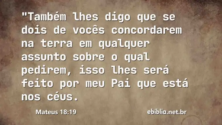 Mateus 18:19