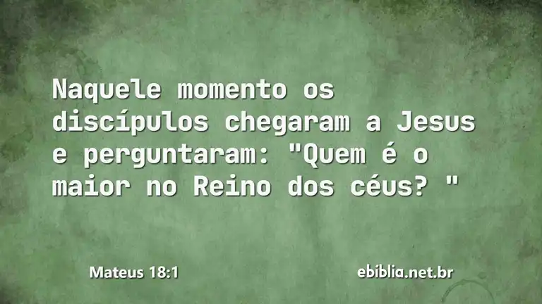 Mateus 18:1