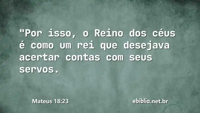 Mateus 18:23