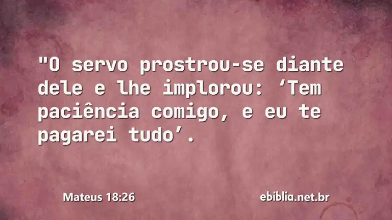 Mateus 18:26