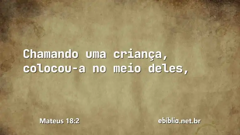 Mateus 18:2