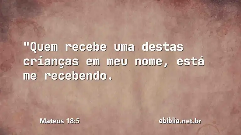 Mateus 18:5