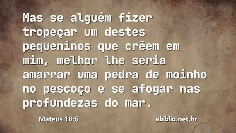 Mateus 18:6