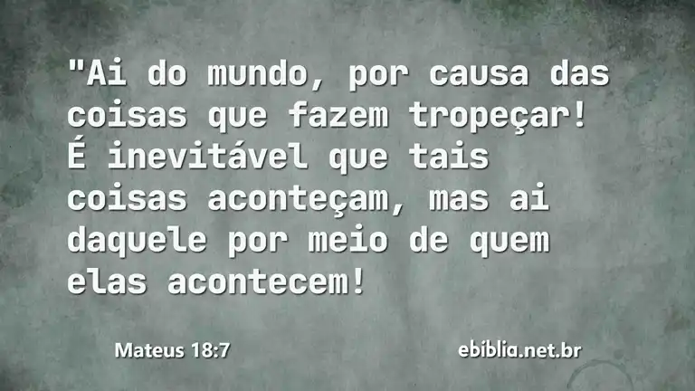 Mateus 18:7