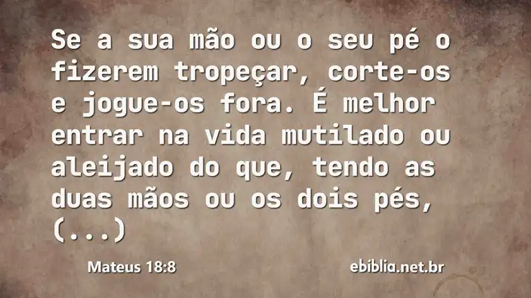 Mateus 18:8