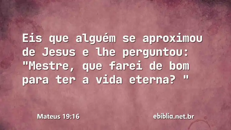 Mateus 19:16