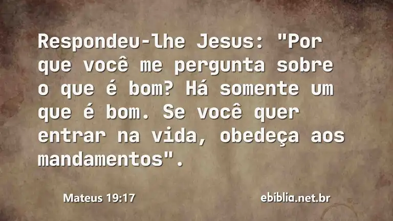 Mateus 19:17