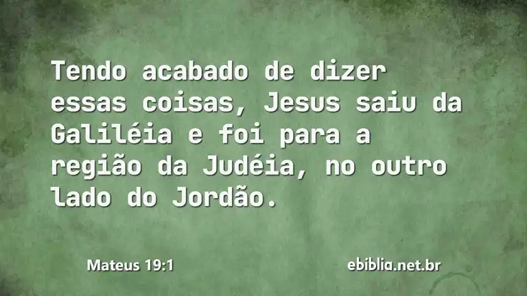 Mateus 19:1