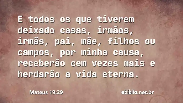 Mateus 19:29