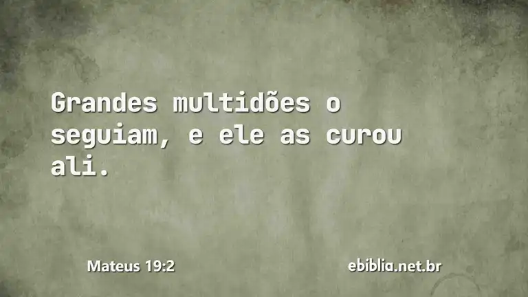 Mateus 19:2