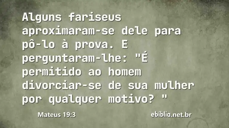 Mateus 19:3