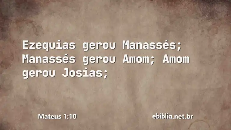 Mateus 1:10