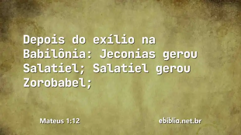 Mateus 1:12