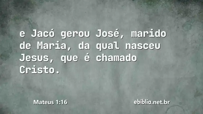 Mateus 1:16