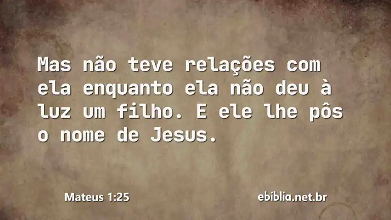 Mateus 1:25