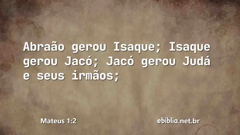 Mateus 1:2