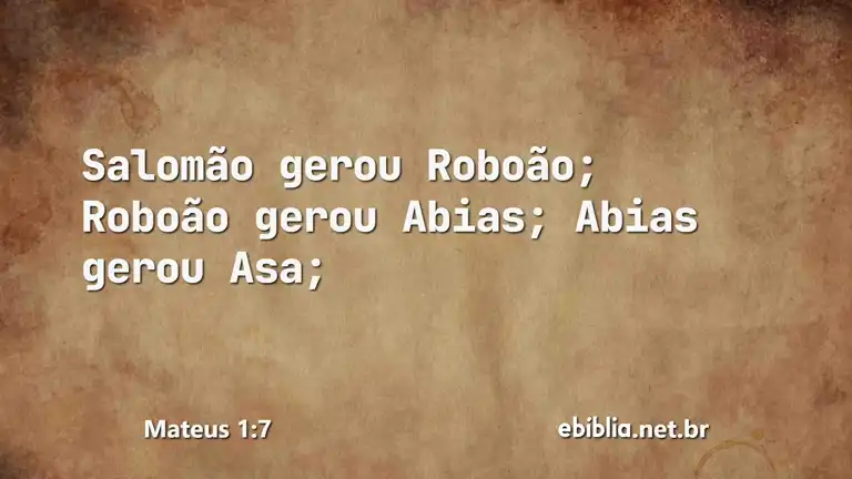 Mateus 1:7