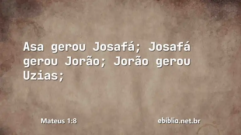 Mateus 1:8