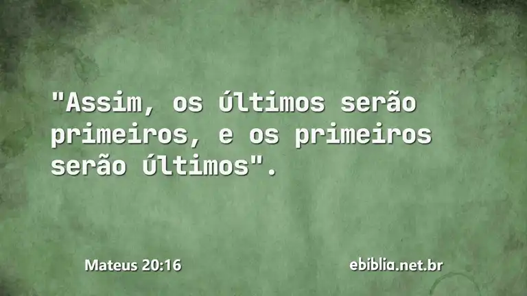 Mateus 20:16