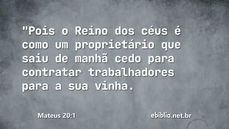 Mateus 20:1