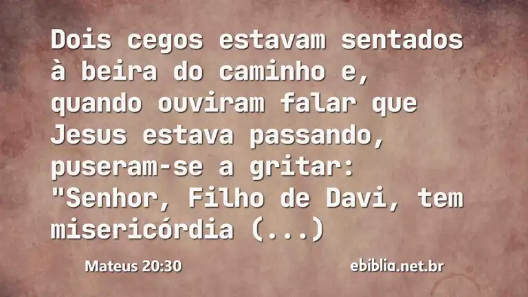 Mateus 20:30