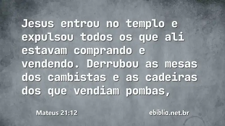 Mateus 21:12