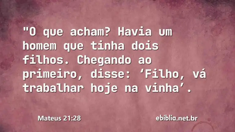 Mateus 21:28