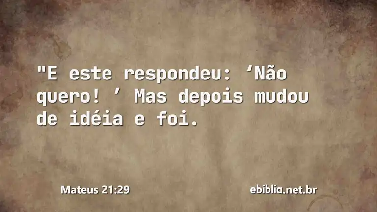 Mateus 21:29