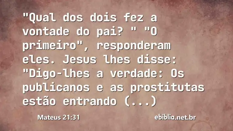 Mateus 21:31