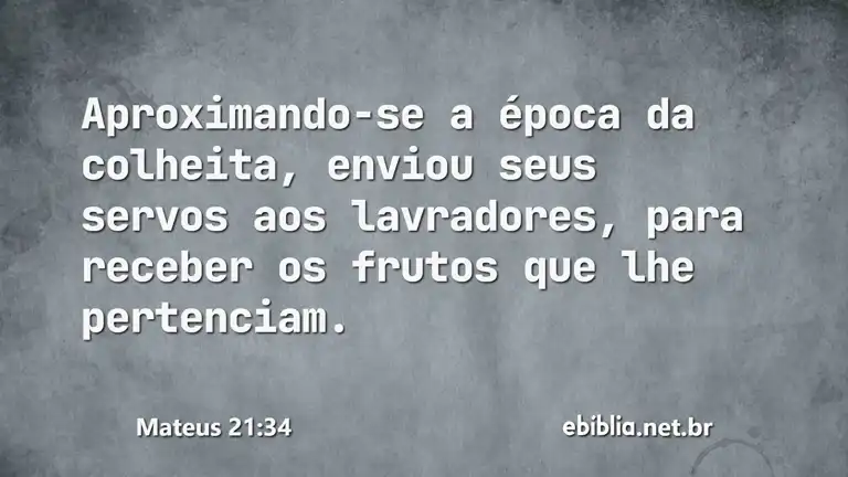 Mateus 21:34