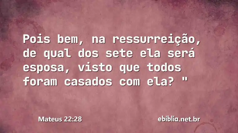 Mateus 22:28