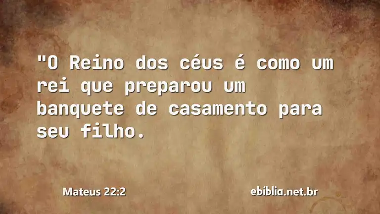 Mateus 22:2