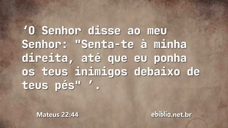 Mateus 22:44