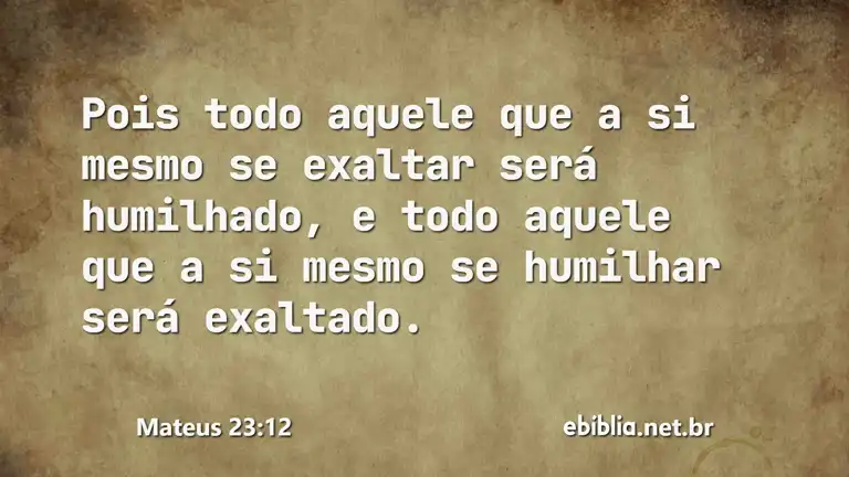 Mateus 23:12