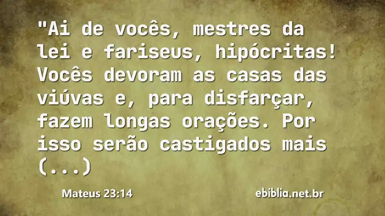 Mateus 23:14