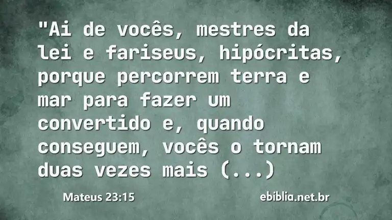 Mateus 23:15