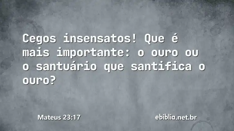 Mateus 23:17