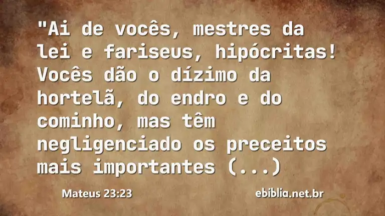 Mateus 23:23