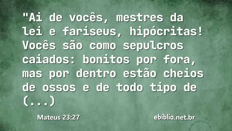 Mateus 23:27