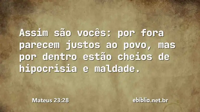 Mateus 23:28