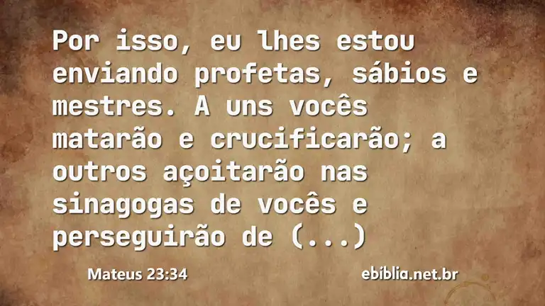 Mateus 23:34