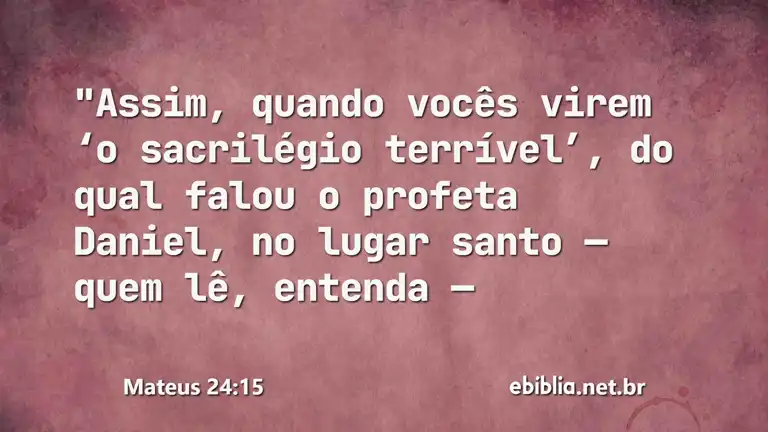 Mateus 24:15