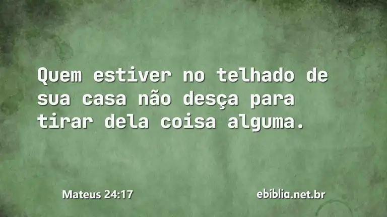 Mateus 24:17