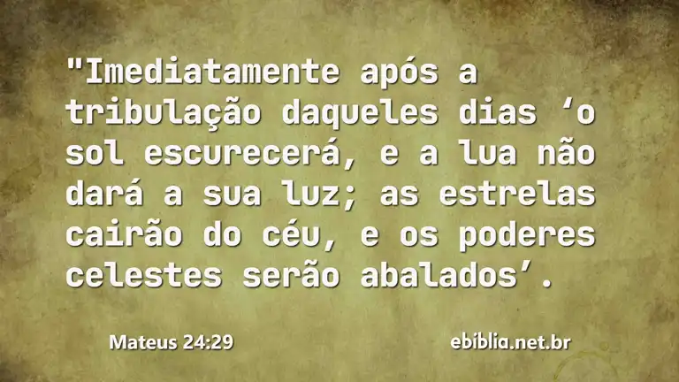 Mateus 24:29