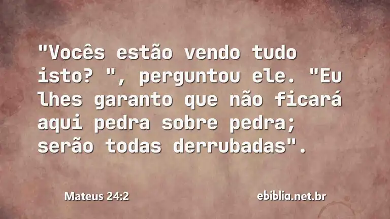 Mateus 24:2